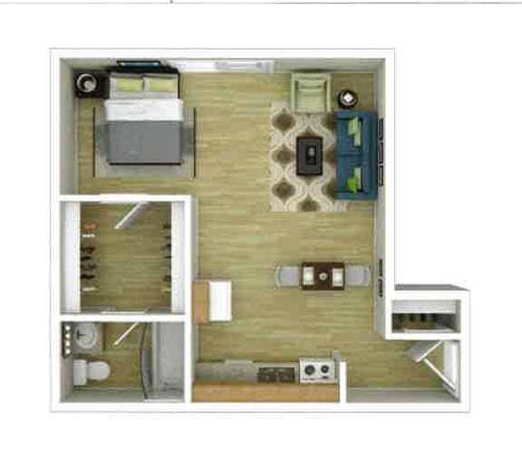 Floor Plans of Parc Bordeaux Apartments in Indianapolis, IN